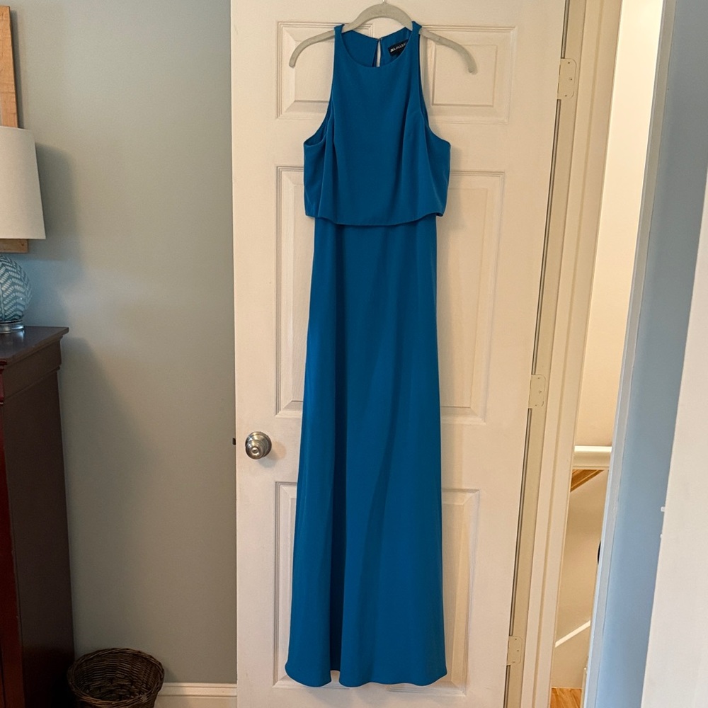 Chic Teal Sleeveless Maxi Dress